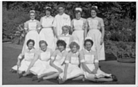 1961 (ITC). Kay, Ann, Geoff, Ashworth Twins, Agnes, Mrs Hughes, Dorothy, Hazel, Anne, Mrs Hogg.